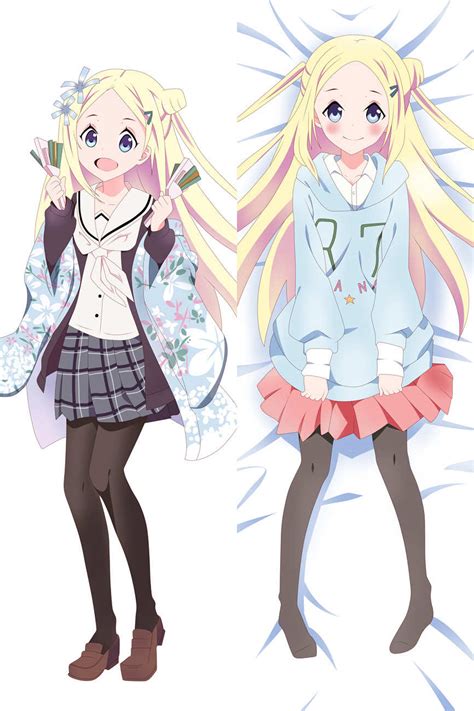 Hanayamata Anime Characters Sexy Girl Hana N Fontainestand Pillow