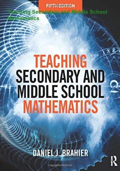 Pdf Teaching Secondary And Middle School Mathematics