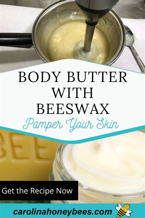 Homemade Body Butter Recipe With Beeswax Carolina Honeybees