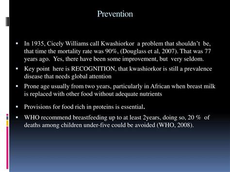 Malnutrition is a serious condition breast feeding helps in preventing the disease. PPT - Kwashiorkor PowerPoint Presentation, free download ...