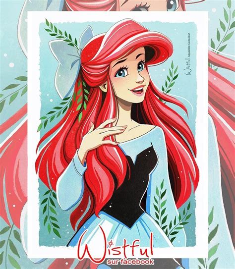 Ariel Drawing By Wistfulart Facebook Thelittlemermaid Disney