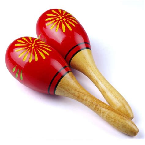 Las maracas son un instrumento idifono constituido por una parte esfrica hueca sostenida por un mango que la atraviesa o est adherida a ella. Mexican maracas - Polliacks Music
