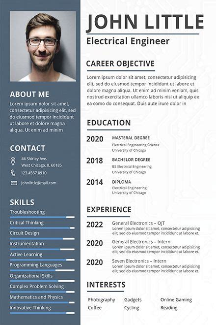 Learn how to structure and format if you're hoping to secure an engineering role with a leading employer, you must start with an attractive cv. Electrical Engineer Fresher Resume Template | Engineering ...