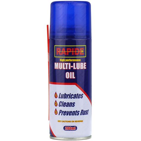 3 X Multi Lube Oil Traditional Spray Lubricant Rust Protection And Cleans