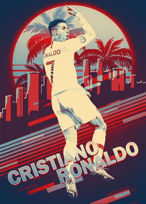 Cristiano Ronaldo Poster By Ignite Colour Displate Cristiano