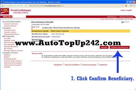 If you do not have a bank account, the fdic website offers information to help you open an account online or at a local bank branch. Direct Bank Transfer (CIBC) - AutoTopUp242