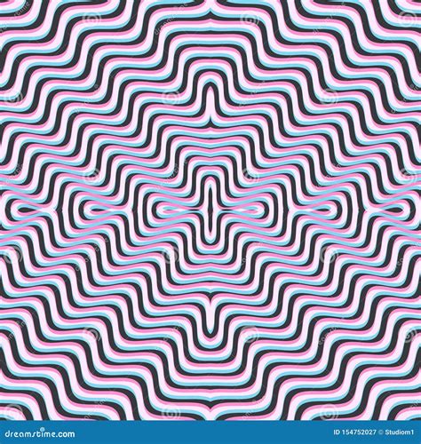 Pattern With Optical Illusion Abstract Striped Background Ilustraci N