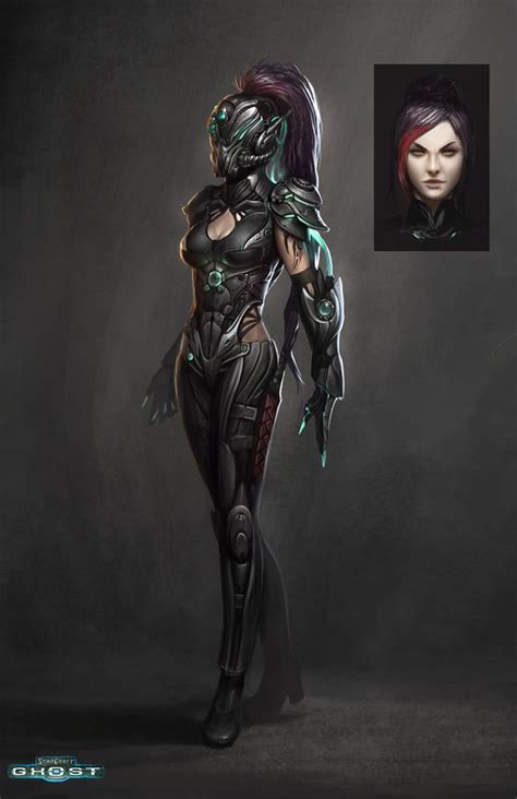 Starcraft Ghost Spectre Lady By Zeronis Rpg Character Character Design
