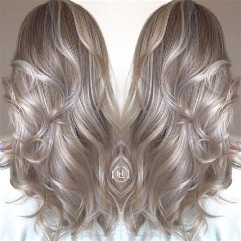 This light ash blonde shade covers grays and neutralizes unwanted copper undertones. Sun kiss Hilites / ombré / silver and gold tones /blondes ...