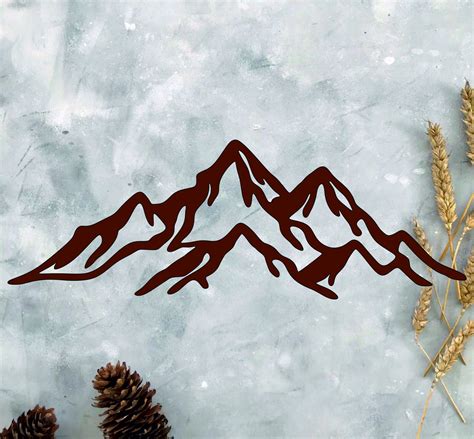 Mountain Svg Files For Cricut Nature Svg Glowforge File Svg Etsy