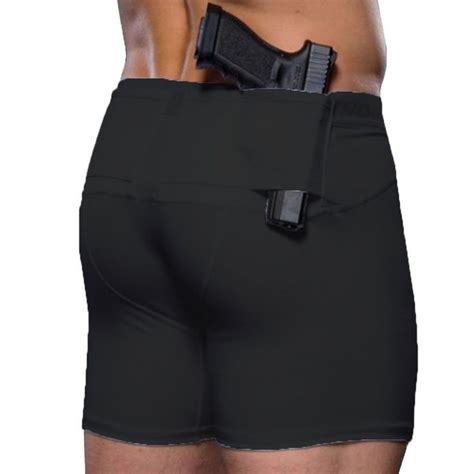 Undertech Undercover Mens Concealment Shorts Black