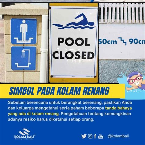 Simbol Papan Tanda Keselamatan Tanda Peringatan Bahaya Di Kolam My