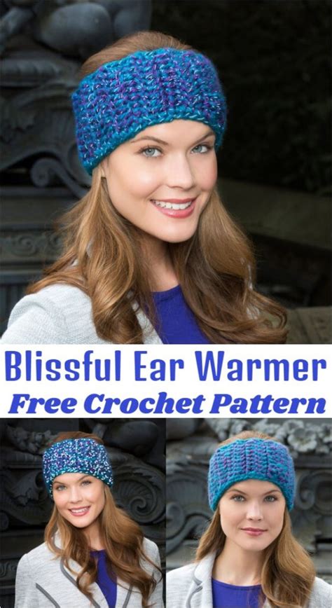 25 Free Crochet Ear Warmer Patterns For Beginners