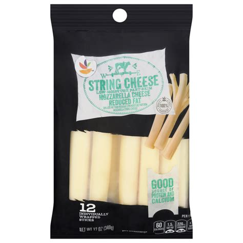 Save On Giant Company Mozzarella String Cheese Part Skim Natural 12