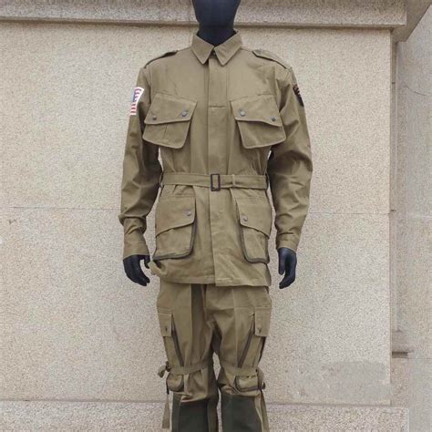Usww2 Wwii Army Solider M42 Military Paratrooper Uniform