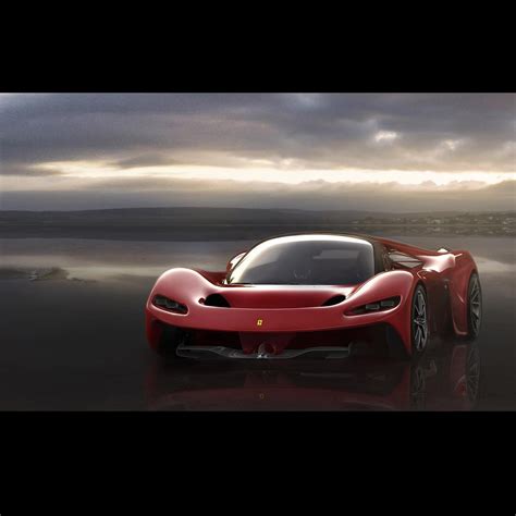 Futuristic Ice Powered Ferrari Hypercar Looks Ready To Show The Cgi Way