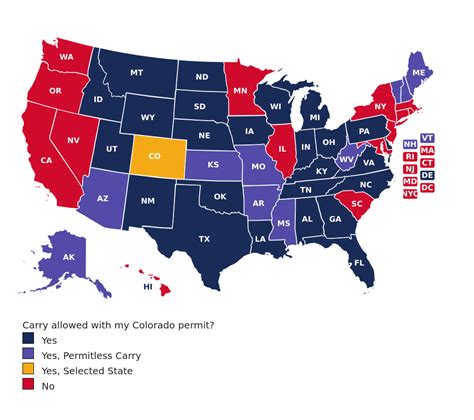 Concealed Carry States Map