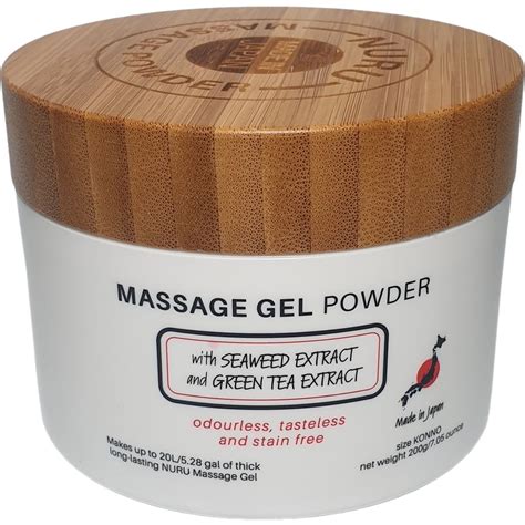 Made In Japan Nuru Massage Gel Powder Konno Edition Massagegel Pulver Mit Gr Nem Tee Und