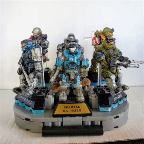 Share Project Custom Halo Reach Noble Team Display Mega Unboxed