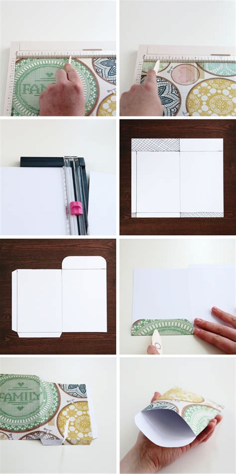 Diy Scrapbook Paper Pocket Envelope Gathering Beauty