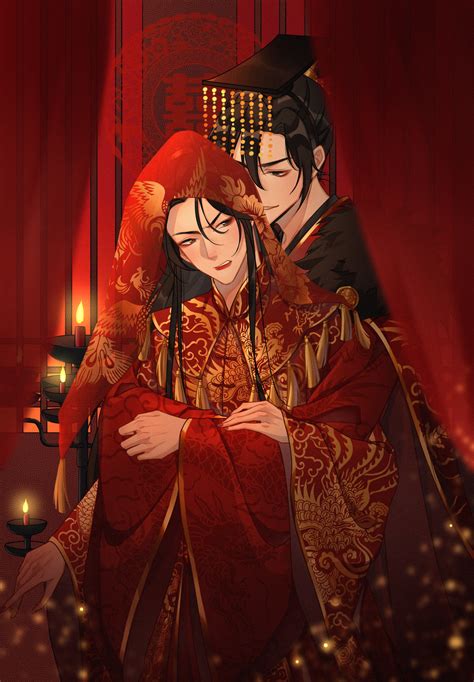 Get notified when хаски и его учитель белый кот 二哈和他的白猫师尊 the husky and his white cat shizun is updated. 燃晚大婚_潋寒的绘画作品_画包包