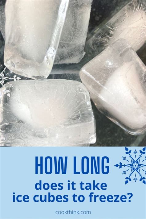 How Long Does It Take For Ice Cubes To Freeze Cookthink