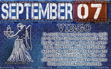 September 7 Zodiac Horoscope Birthday Personality Sunsignsorg