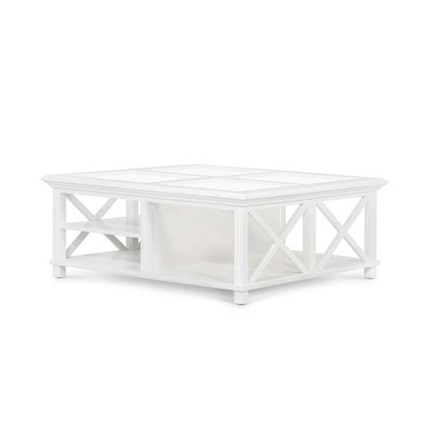 You found your dream sofa (finally!). Highland White Coffee Table - Square - Humble Home