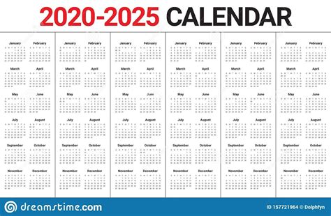 Printable Calendars 2021 To 2025 Example Calendar Printable 2024
