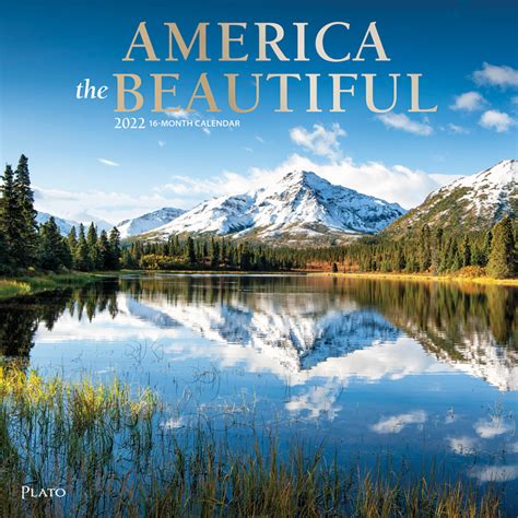 America The Beautiful 2022 Square Wall Calendar By Plato Plato Calendars