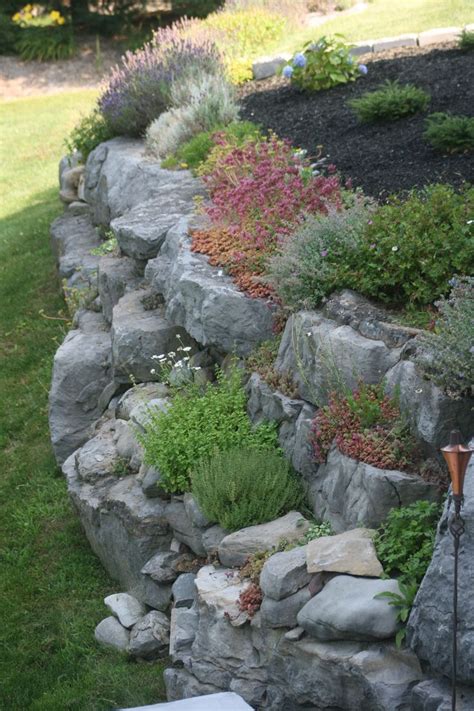 The 25 Best Tiered Garden Ideas On Pinterest Rock Wall