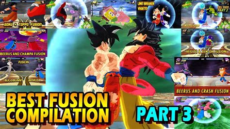 Dragon Ball Best Fusion Compilation Part 3 Best Dbz Fusions Of 2017