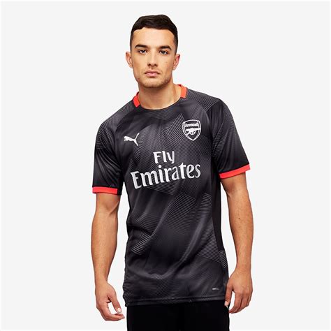 1 141 просмотртри дня назад. Puma Arsenal FC 2018/2019 Graphic Jersey - Puma Black/Red ...