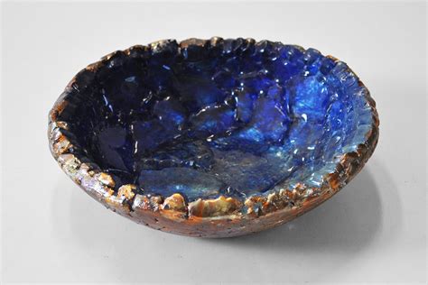 Cobalt Bowl By Mira Woodworth Art Glass Bowl Artful Home