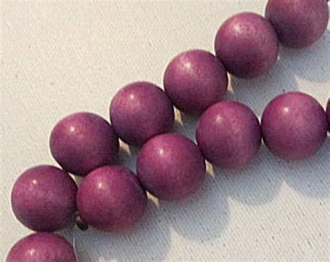 20mm Round Wood Beads Lavender Purple Dyed Wooden Beads Full Etsy