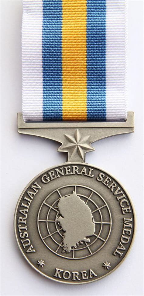 Australian General Service Medal For Korea Adf Members And Families
