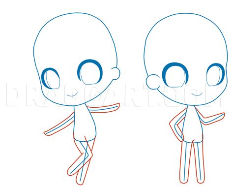 How To Draw A Chibi Person Step By Step Drawing Guide By Jedec