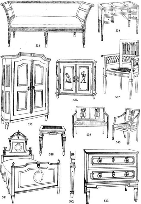 Architecture Drawing Art Architecture Design Furniture Styles