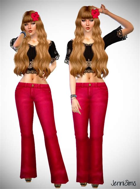 Jennisims Downloads Sims 4jeans Bell Base Game Compatible Sims 4