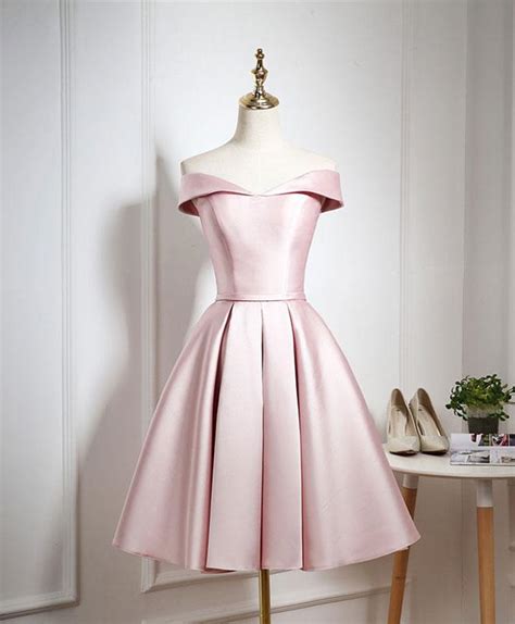 Cute Pink A Line Short Prom Dresspink Evening Dress On Luulla