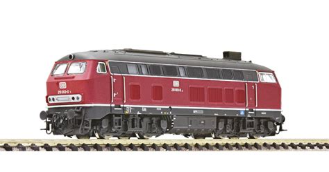 FLEISCHMANN Spur N Diesellokomotive BR 210 der DB altrot mit Gasturbinenantrieb analog | Modell ...