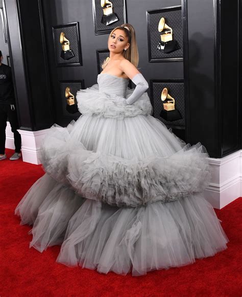 Ariana grande — positions 02:52. Ariana Grande's Grammys Look Is The Biggest, Fluffiest ...