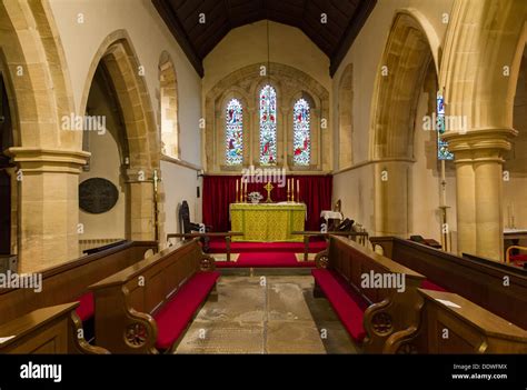 Interior Of St Michael And All Angels Church In The Grounds Of
