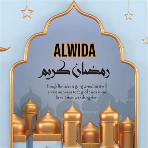 Alwida Ramadangoodbye And Farewell Ramadan Template Postermywall