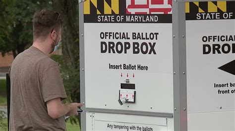 Marylands 281 Election Ballot Drop Boxes Are Ready For Use