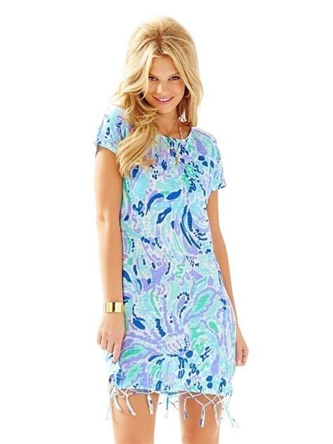 New Lilly Pulitzer Beach Comber Dress Lillys Lilac Nice Ink Blue Purple