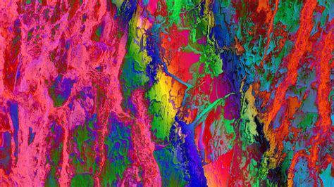 Digital Art Artistic Colorful Rainbow Texture Hd Abstract