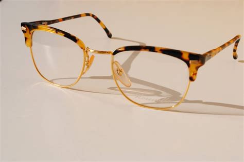 Rare Clubmaster Style Vintage Eyeglasses Frames By Nouvelle Etsy