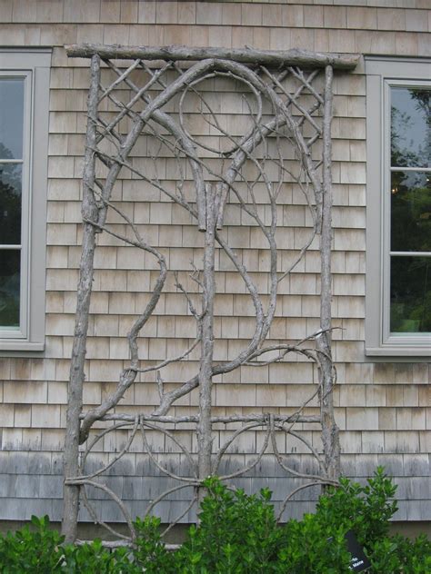 Jardin rose arch | gardener's supply. make a trellis from branches in your yard | Garden trellis ...