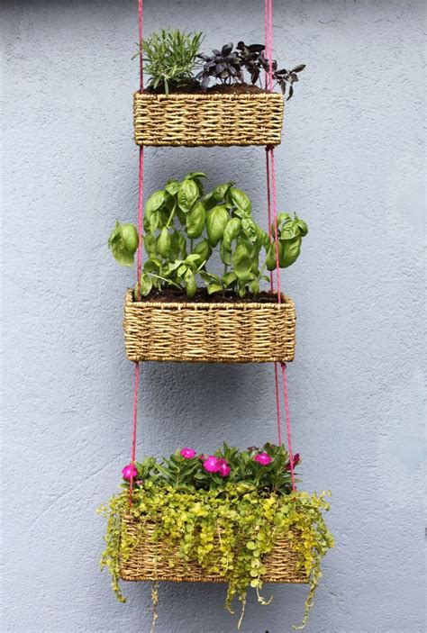 Hanging Basket Garden Diy A Beautiful Mess